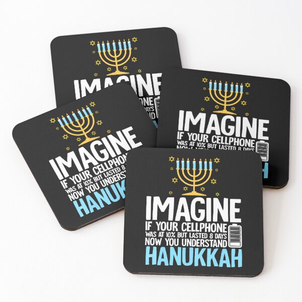 Item preview, Hanukkah Imagine Your Cellphone Chanukah Jew Men Women Kids designed and sold by MonicaSophie.