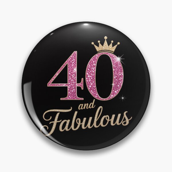 Item preview, 40 and Fabulous 40th Birthday Gift 40 yrs old B-day designed and sold by demarioTTS.