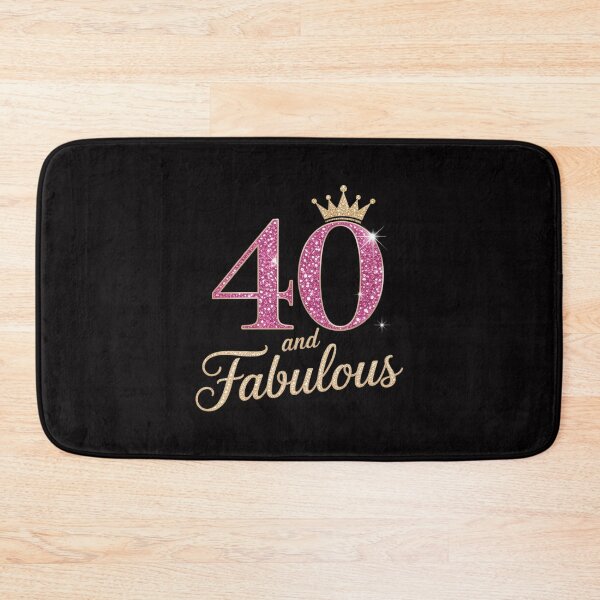Item preview, 40 and Fabulous 40th Birthday Gift 40 yrs old B-day designed and sold by demarioTTS.