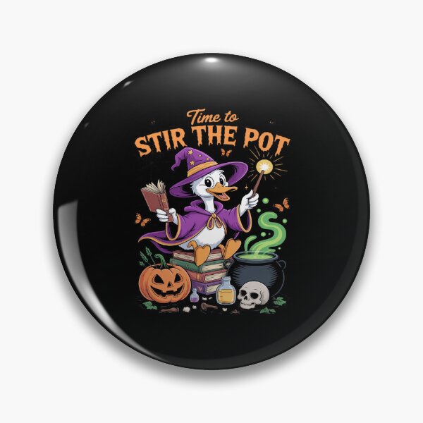 Item preview, Time To Stir The Pot Witch Goose Magic designed and sold by ToggleBet.