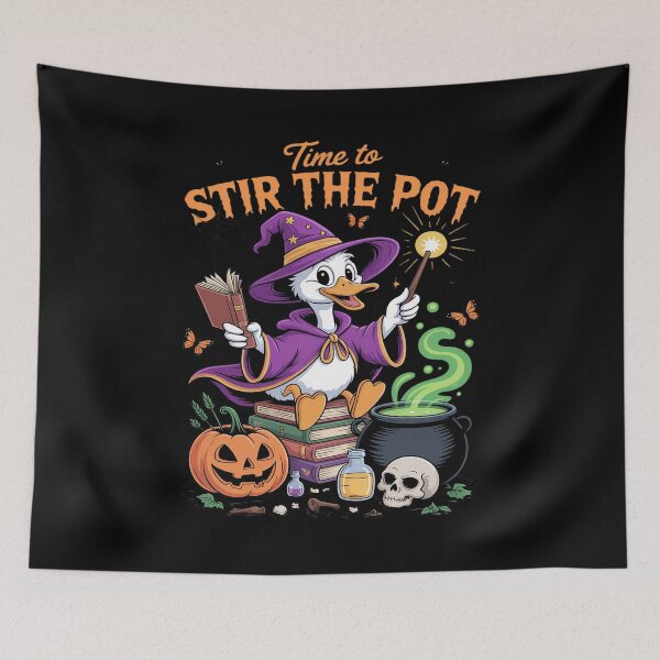 Item preview, Time To Stir The Pot Witch Goose Magic designed and sold by ToggleBet.