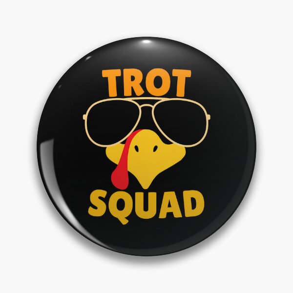 Item preview, Cute Trot Gobble Squad 80s Happy Thanksgiving Fall designed and sold by CalvinVanAuken.