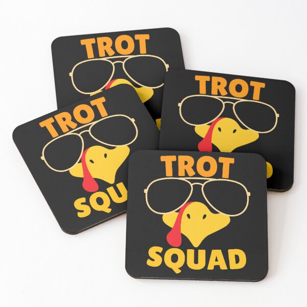 Item preview, Cute Trot Gobble Squad 80s Happy Thanksgiving Fall designed and sold by CalvinVanAuken.