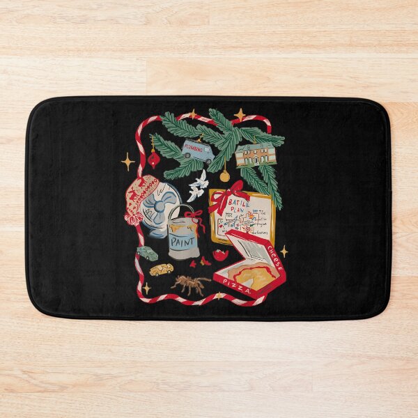 Item preview, Chaotic Christmas Movie Battle Plan Home Alone Holiday Mishaps Illustration designed and sold by Suzu Comena.