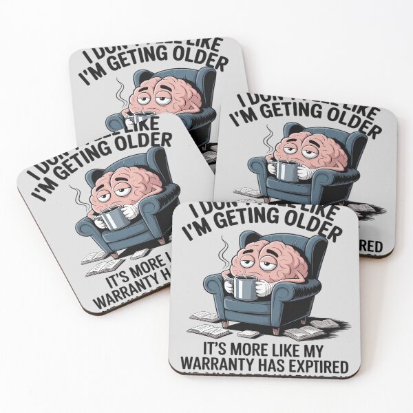 Item preview, Tired Brain Getting Older - Warranty Expired Mental Burnout designed and sold by ToggleBet.