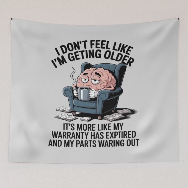 Item preview, Tired Brain Getting Older - Warranty Expired Mental Burnout designed and sold by ToggleBet.