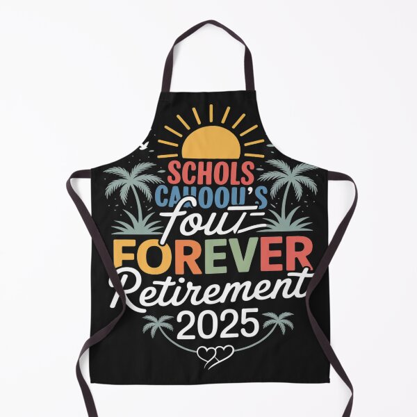 Item preview, Groovy School's Out Forever Retirement 2025 Retired Teacher designed and sold by Eskomeranola.