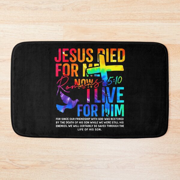 Item preview, Jesus Died For Me Now I Live For Him Christian designed and sold by RebeccaCelia.