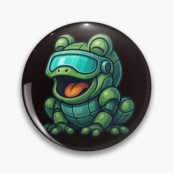 Item preview, Futuristic Robo-Frog Caricature designed and sold by Tadeusz1.