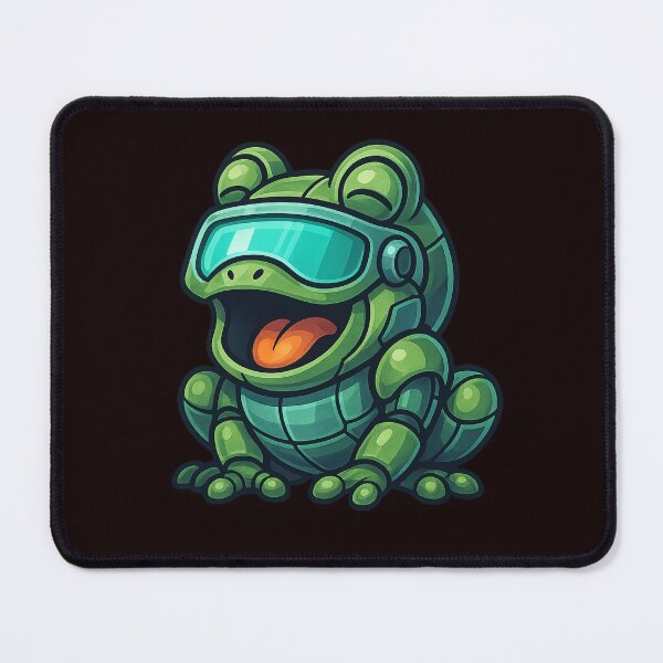 Item preview, Futuristic Robo-Frog Caricature designed and sold by Tadeusz1.