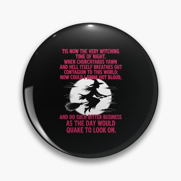 Item preview, Tis Now The Witching Time of Night Shakespeare designed and sold by ToggleBet.