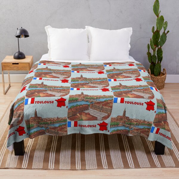 Item preview, Toulouse France Cityscape – Cartoon Skyline Illustration designed and sold by mashmosh.