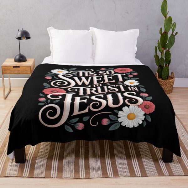 Item preview, Tis So Sweet To Trust In Jesus Boho Floral designed and sold by ToggleBet.