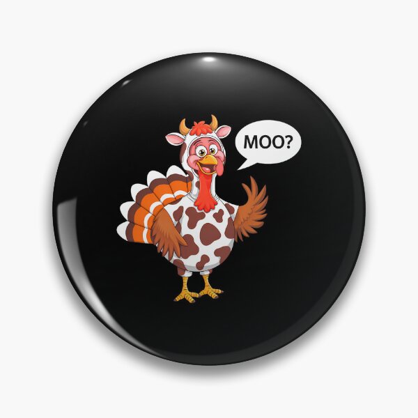 Item preview, Day Turkey Festive 90s Funny Moo Cow Thanksgiving Holiday designed and sold by rebeccathanuos.