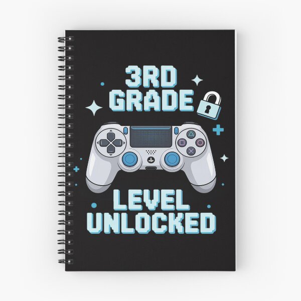 Item preview, 3rd Grade Level Unlocked Video Game First Day Boy Kid designed and sold by demarioTTS.