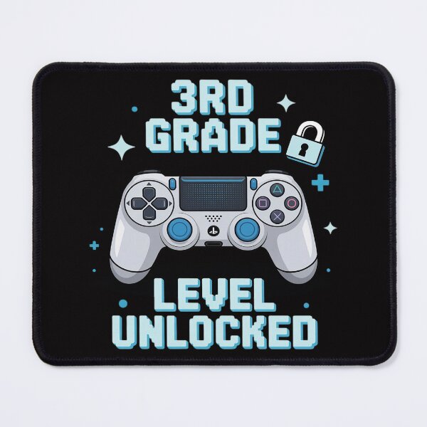 Item preview, 3rd Grade Level Unlocked Video Game First Day Boy Kid designed and sold by demarioTTS.