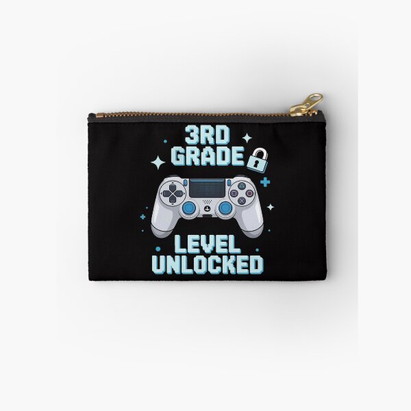 Item preview, 3rd Grade Level Unlocked Video Game First Day Boy Kid designed and sold by demarioTTS.