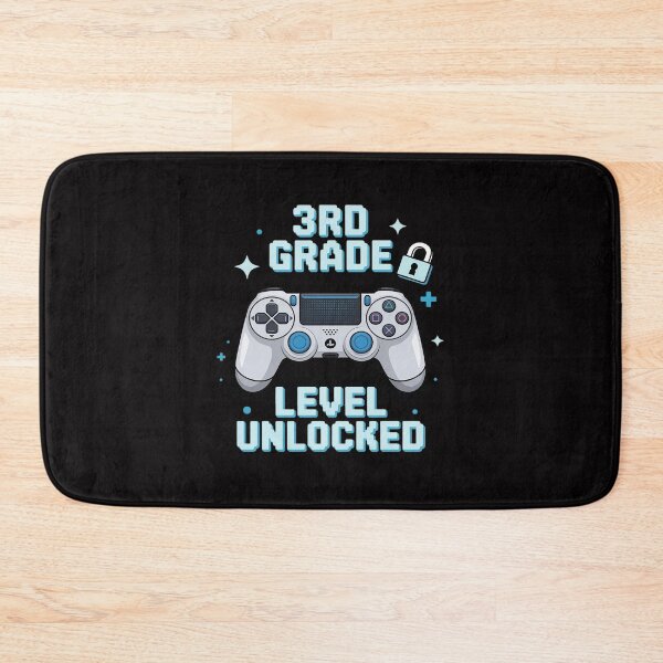 Item preview, 3rd Grade Level Unlocked Video Game First Day Boy Kid designed and sold by demarioTTS.