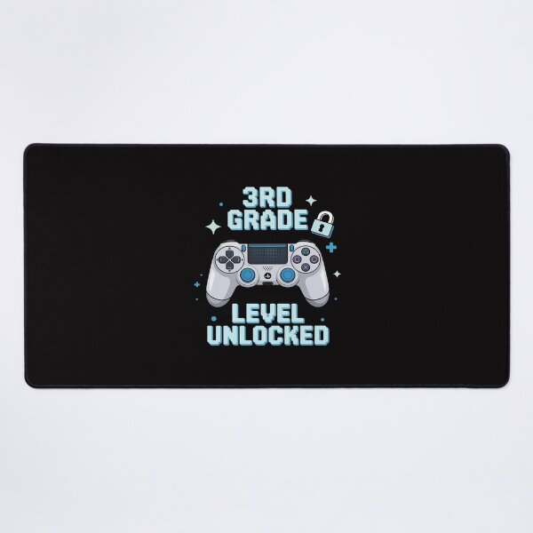 Item preview, 3rd Grade Level Unlocked Video Game First Day Boy Kid designed and sold by demarioTTS.