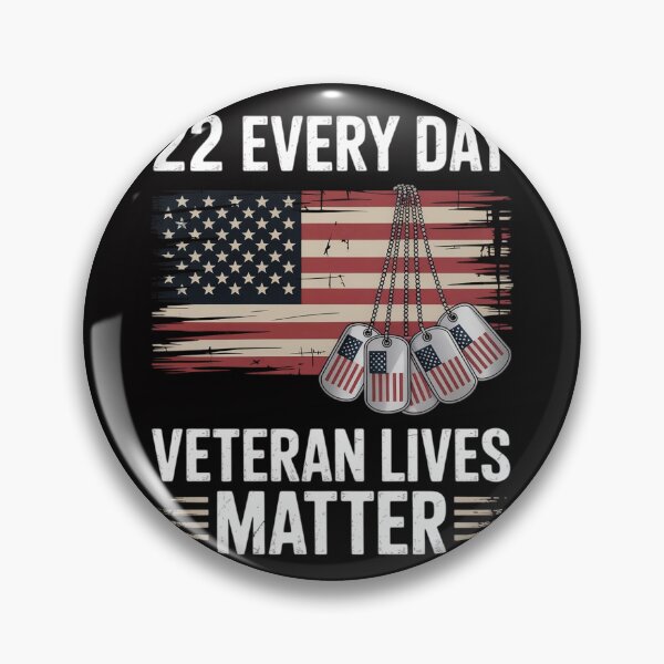 Item preview, 22 Every Day Veteran Lives Matter Suicide Awareness designed and sold by demarioTTS.
