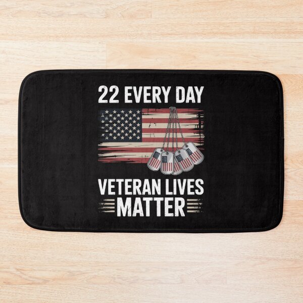 Item preview, 22 Every Day Veteran Lives Matter Suicide Awareness designed and sold by demarioTTS.