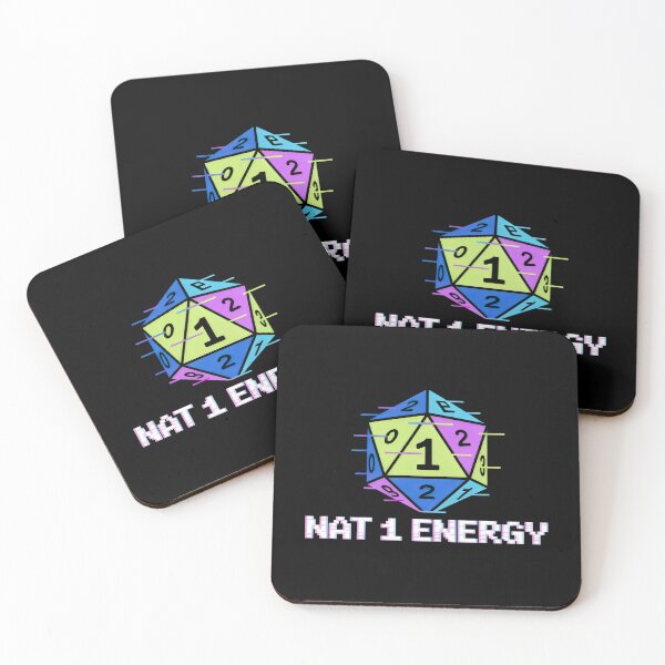 Item preview, Nat 1 Energy Pastel Dice Pixel Fail RPG Design designed and sold by SplashTastic.