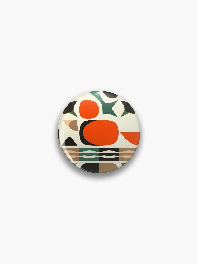 Thumbnail 1 of 3, Pin, Mid Century Modern Pattern  designed and sold by GraphicsClub.