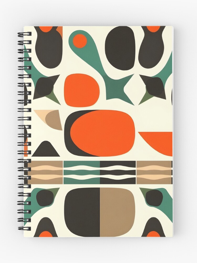 Thumbnail 1 of 3, Journal, Mid Century Modern Pattern  designed and sold by GraphicsClub.