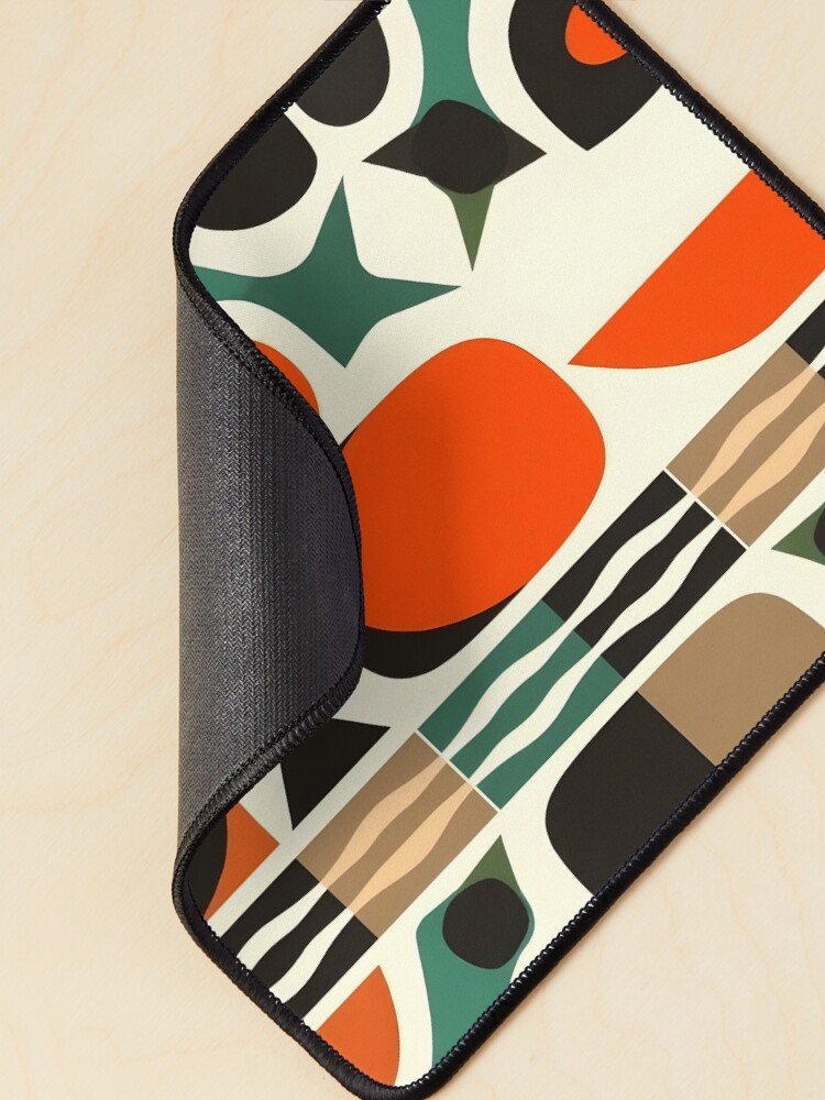 Thumbnail 2 of 5, Mouse Pad, Mid Century Modern Pattern designed and sold by GraphicsClub.