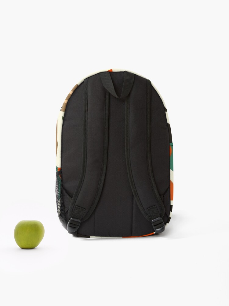 Thumbnail 2 of 3, Backpack, Mid Century Modern Pattern  designed and sold by GraphicsClub.