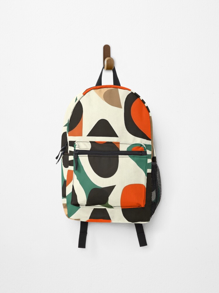 Thumbnail 1 of 3, Backpack, Mid Century Modern Pattern  designed and sold by GraphicsClub.