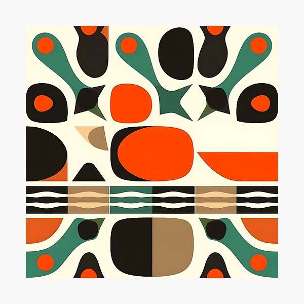 Item preview, Mid Century Modern Pattern  designed and sold by GraphicsClub.