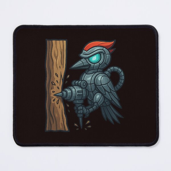 Item preview, Futuristic Robo-Woodpecker with Pneumatic Hammer designed and sold by Tadeusz1.
