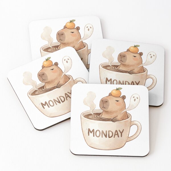 Item preview, Monday Mood Capybara designed and sold by ChibiJourney.