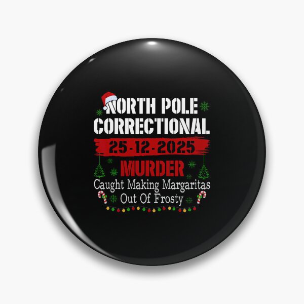 Item preview, North Pole Correctional Murder Caught Making Margaritas Xmas designed and sold by LindaRuby1.