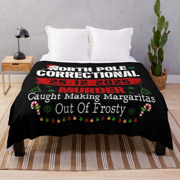 Item preview, North Pole Correctional Murder Caught Making Margaritas Xmas designed and sold by LindaRuby1.