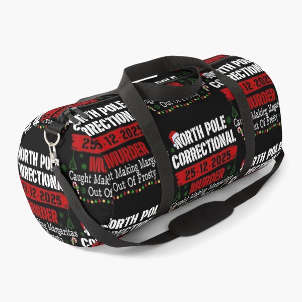Item preview, North Pole Correctional Murder Caught Making Margaritas Xmas designed and sold by LindaRuby1.