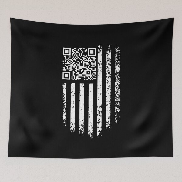 Item preview, Trump Dance QR with America Flag  designed and sold by hattieconner.