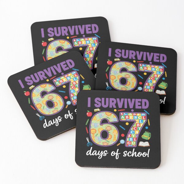 Item preview, Meme 67 I Teacher School of Student Classic Survived Funny Days 67 designed and sold by SteveSaccoro.