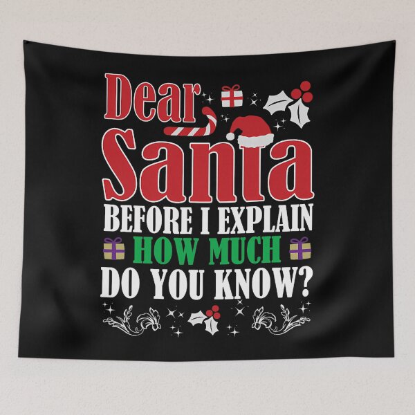 Item preview, Explain Naughty Santa On Santa Dear I Funny List The Christmas Can designed and sold by JoelyNavarro.