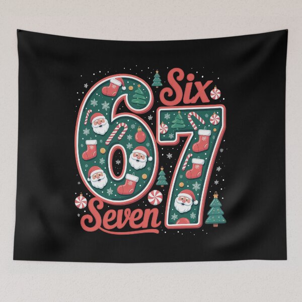Item preview, Cookies 67 Six Seven Squad Meme Christmas Ugly designed and sold by SIGORDESIGN.