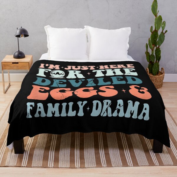 Item preview, I'M Just Here For The Deviled Eggs Family Drama Funny designed and sold by TeresaLaurie.