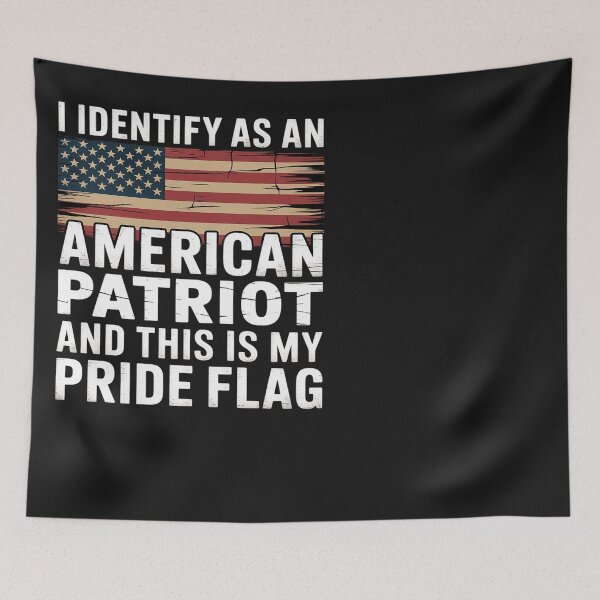 Item preview, I Identify As An American Patriot This Is My Pride Flag designed and sold by Eskomeranola.