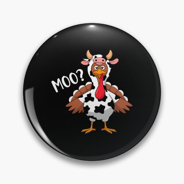Item preview, Moo Turkey Day Thanksgiving Cow Funny Holiday 90s Festive designed and sold by rebeccathanuos.