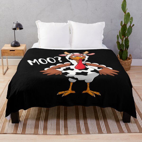 Item preview, Moo Turkey Day Thanksgiving Cow Funny Holiday 90s Festive designed and sold by rebeccathanuos.