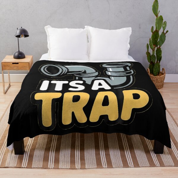 Item preview, Funny Its A Trap Plumbing Pipes Plumbing Warehouse Humor designed and sold by MelanieMiram1.