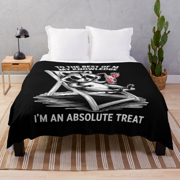 Item preview, to The Best of My Knowledge Funny Sarcastic Raccoon designed and sold by BubblePancake.