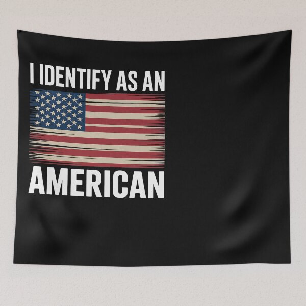 Item preview, I Identify As An American Politics US Flag Proud American designed and sold by Eskomeranola.