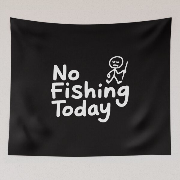 Item preview, Sad Stick Figure Fishing Lover No Fishing Today Fathers Day designed and sold by portcrysral.