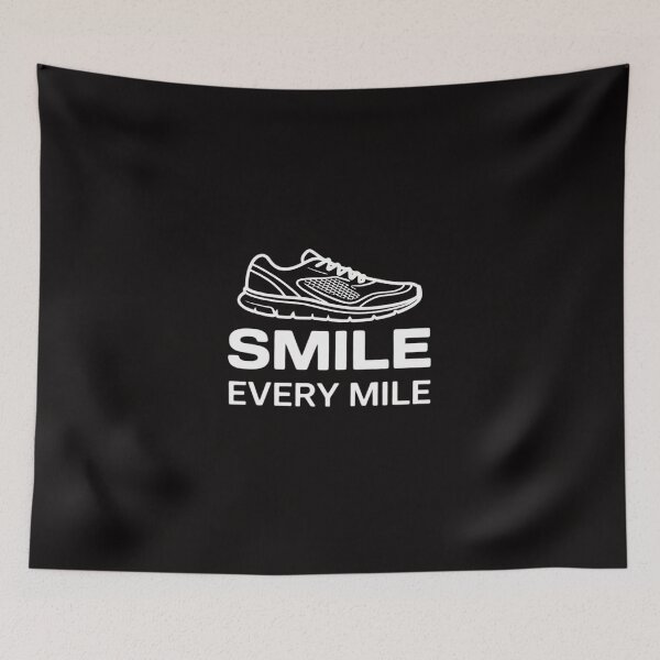 Item preview, running runner smile every mile cool graphic & saying designed and sold by portcrysral.